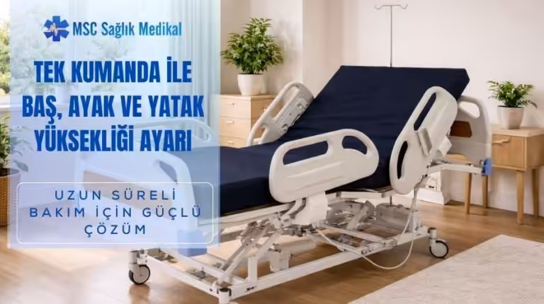 3 Motorlu Hasta Yatağı