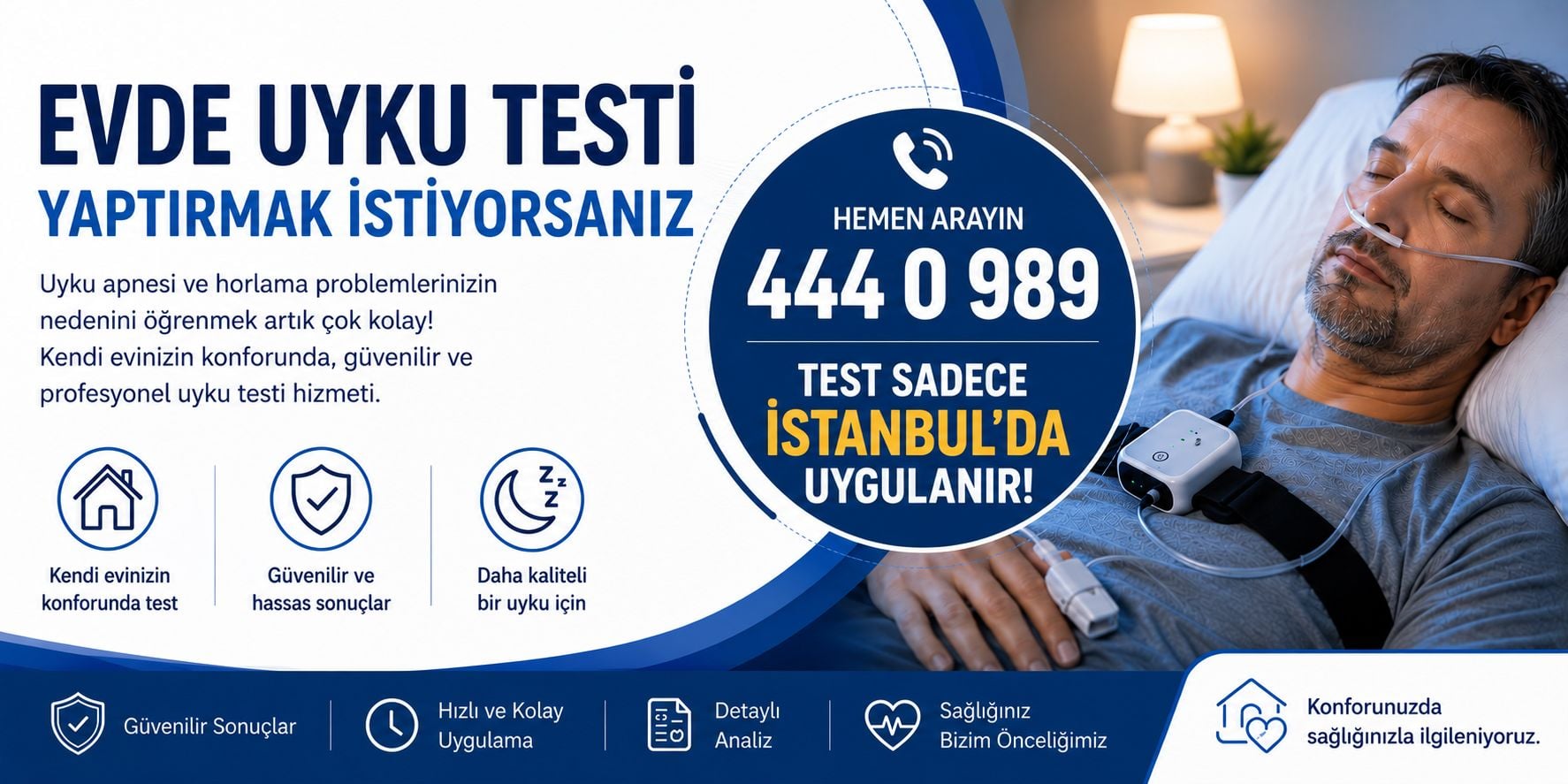 Evde uyku testi İstanbul