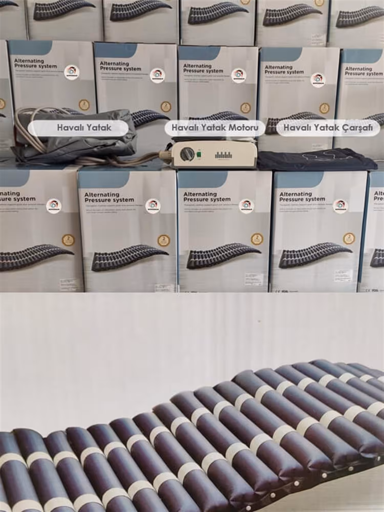 ABC Boru Havalı Yatak ( 3 Çıkışlı)