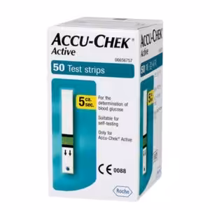 Accu Chek Active Şeker Ölçüm Stripi 50 Li