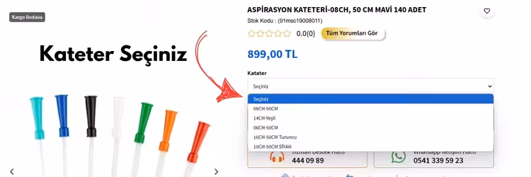 aspirasyon kateteri
