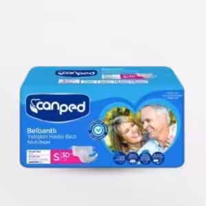 Canped Tekstil Yüzeyli Belbantlı Yetişkin Hasta Bezi XL 30'LU