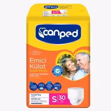 Canped Tekstil Yüzeyli Emici Külot Large Hasta Bezi
