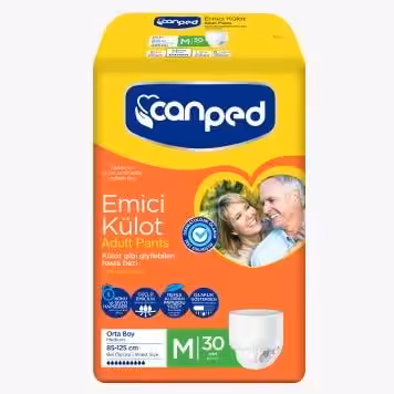 Canped Tekstil Yüzeyli Emici Külot Large Hasta Bezi
