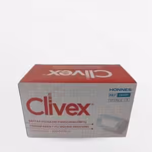 Clivex Şeffaf Pu Hazır Pansuman Örtü Pu Pad 5 CM x 7,5 CM 50 Adet