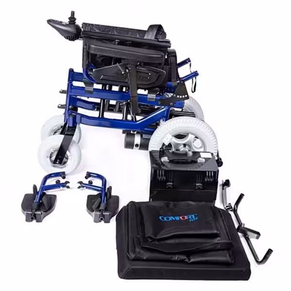 Comfort Plus Allure Lacivert Renk Akülü Tekerlekli Sandalye