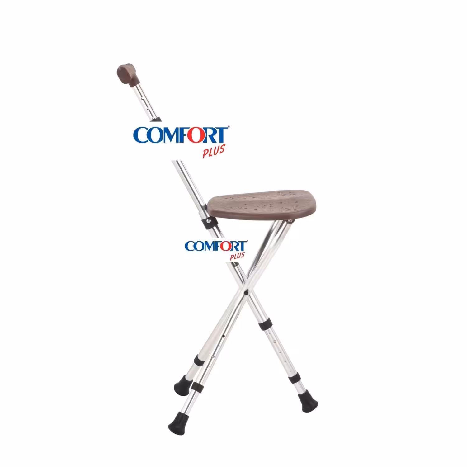 Comfort Plus Dm 74 Oturaklı Baston (Yükseklik Ayarlanabilir)