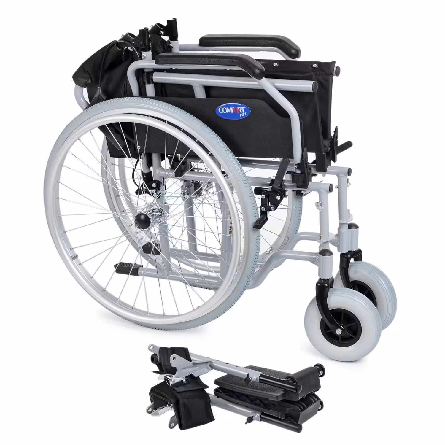 Comfort Plus Hafif Alüminyum Tekerlekli Sandalye Dm 321 45Cm