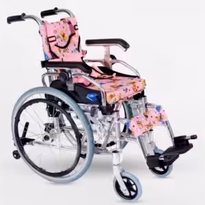 Comfort Plus Pediatrik Tekerlekli Sandalye Katlanabilir Oturma Genişliği Ayarı KY980LQ 30 (PEMBE)