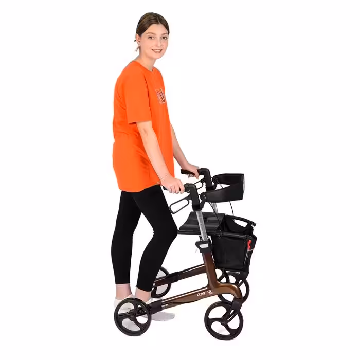 Comfort Plus Spırıt X4 Brown Karbon Rollatör