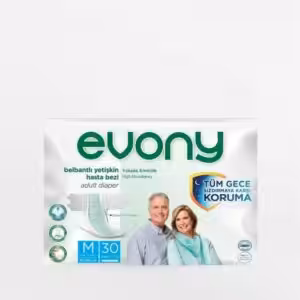 Evony Bel Bantlı Hasta Bezi Large 30'LU