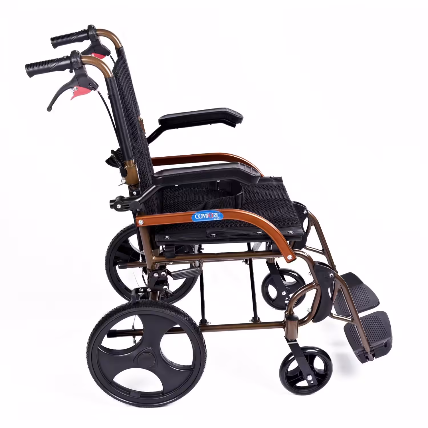 Gk863labj 12 Jet Black Transfer Alüminyum Tekerlekli Sandalye