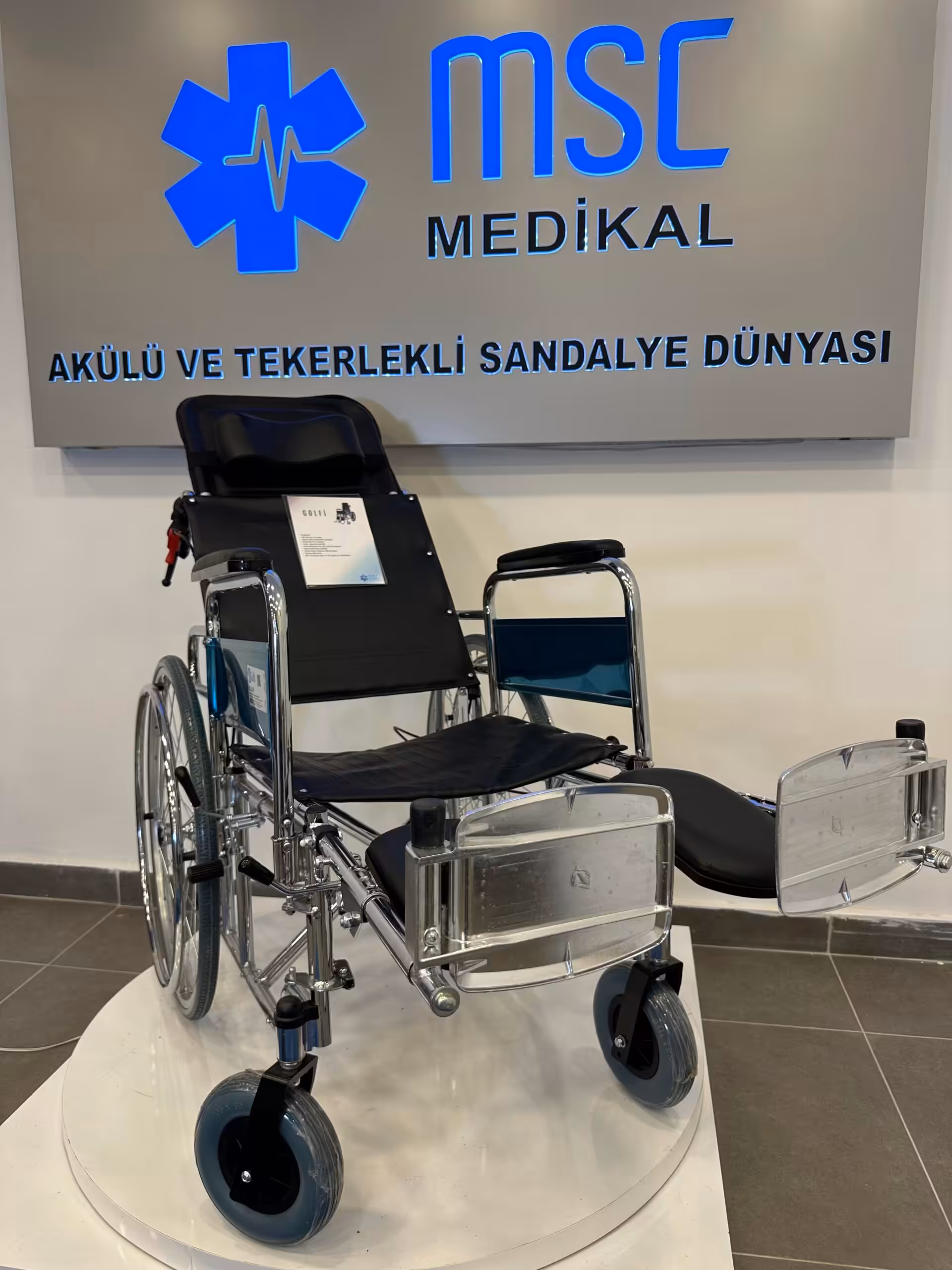 Golfi G124E Multi Fonksiyonel Tekerlekli Sandalye