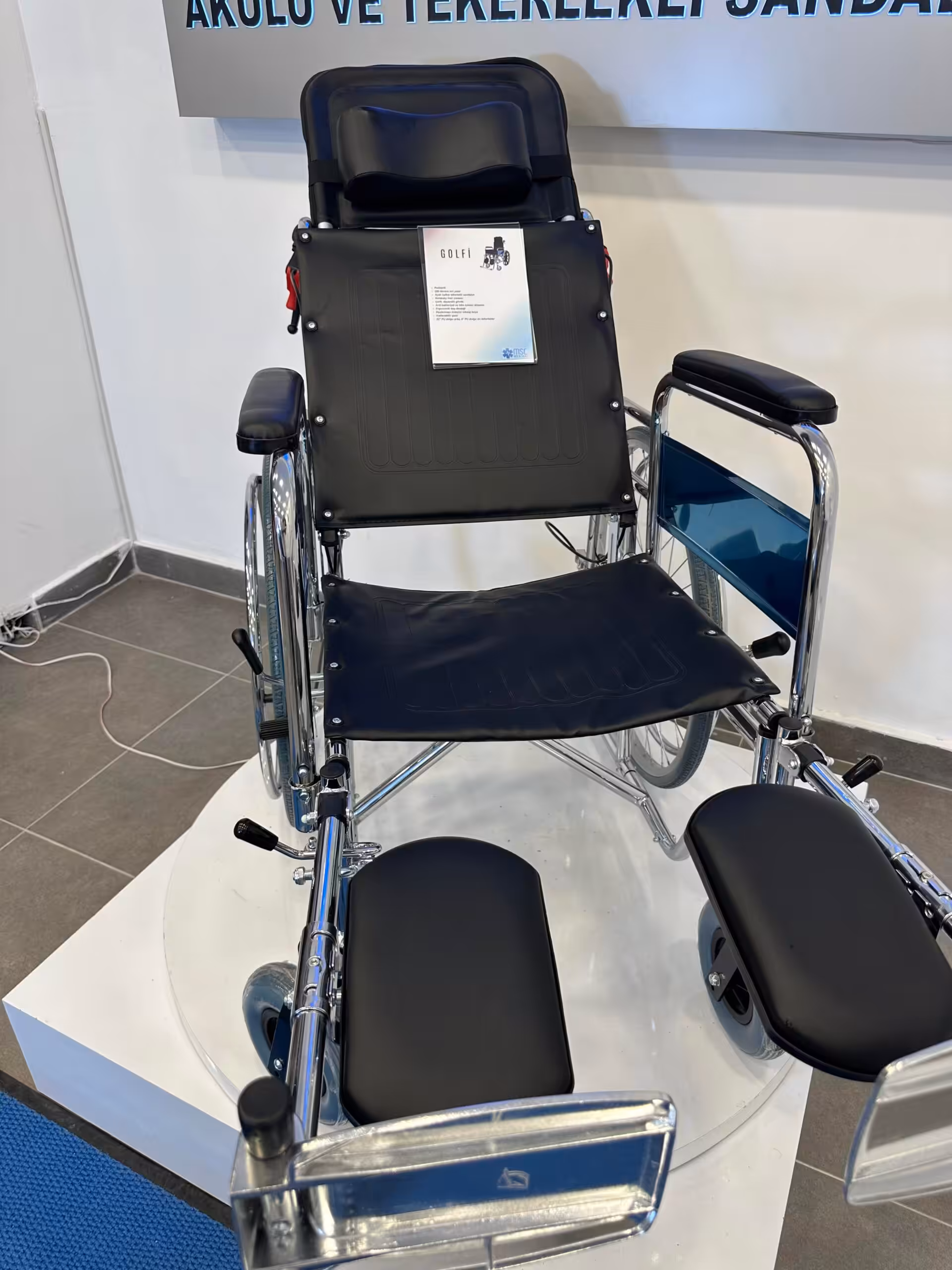 Golfi G124E Multi Fonksiyonel Tekerlekli Sandalye