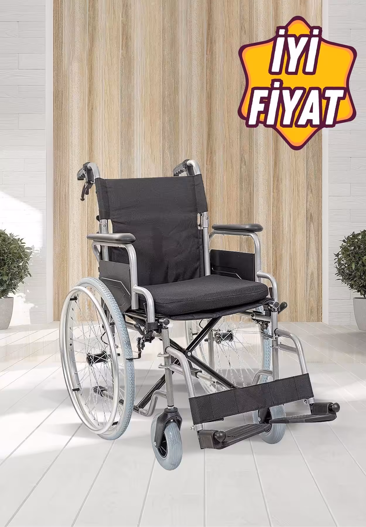 Golfi G132 Standart Manuel Tekerlekli Sandalye