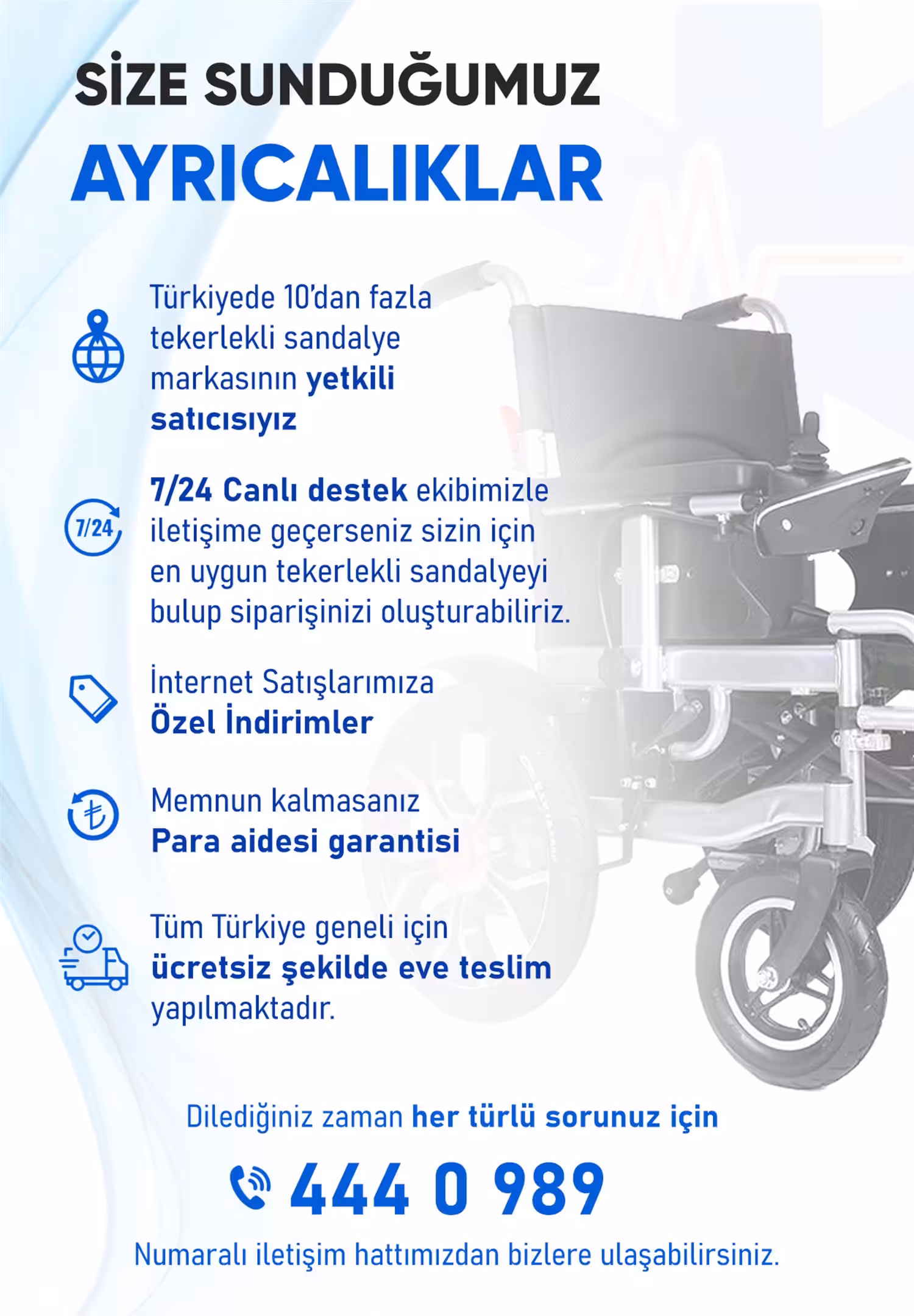 Jetty JT 098 Katlanır Akülü Sandalye