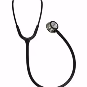 Littmann® Classic III™ Monitoring Stethoscope, Champagne Finish Chestpiece, Black Tube, Smoke Stem