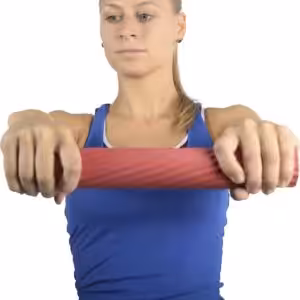 Maxi Flexbar, El, Parmak, Bilek ve Kol Güçlendirme Barı, Bilek Egzersizi Kırmızı Renk (Orta)
