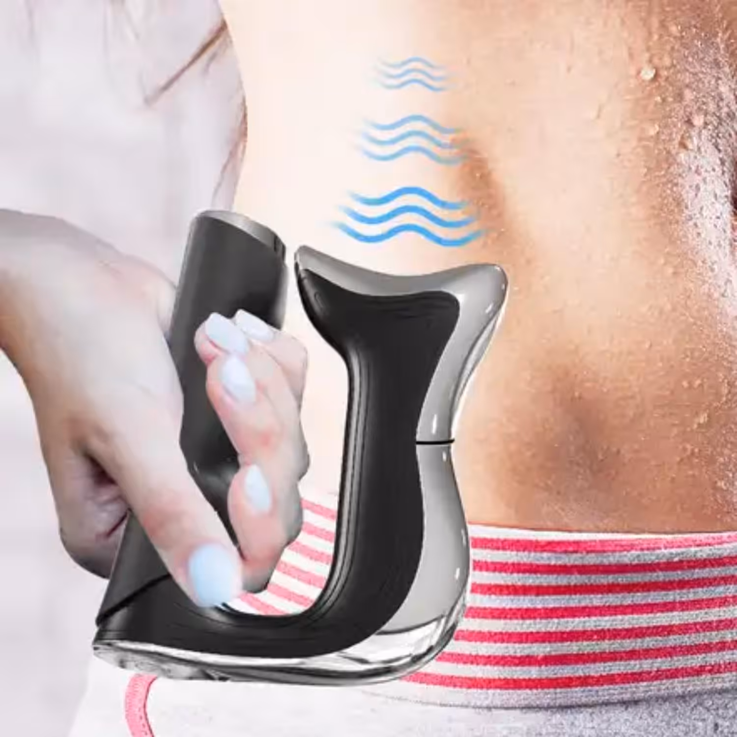 Maxi HyperBlade Akıllı Graston Masaj Cihazı Siyah Renk
