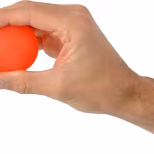 Maxi Yuvarlak El Egzersiz Topu, El ve Parmak Kuvvetlendirme Topu Kırmızı (Hafif)