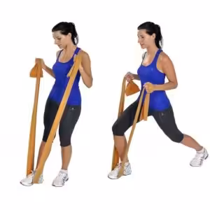 MVS Pilates & Yoga Egzersiz Bandı , Altın 1 Mt