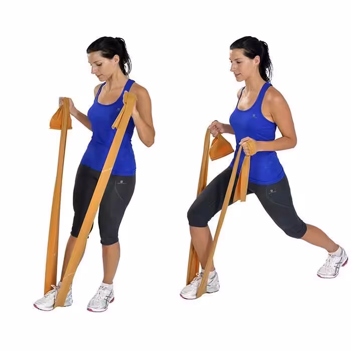 MVS Pilates & Yoga Egzersiz Bandı , Altın 1 Mt
