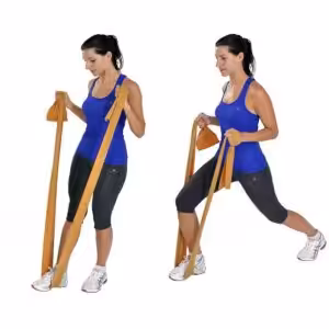 MVS Pilates & Yoga Egzersiz Bandı , Theraband 1.5 Mt Altın