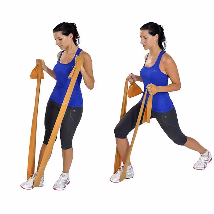 MVS Pilates & Yoga Egzersiz Bandı , Theraband 1.5 Mt Altın