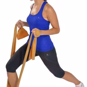 MVS Pilates & Yoga Egzersiz Bandı , Theraband Altın (Süper Güçlü) 22.5 Mt