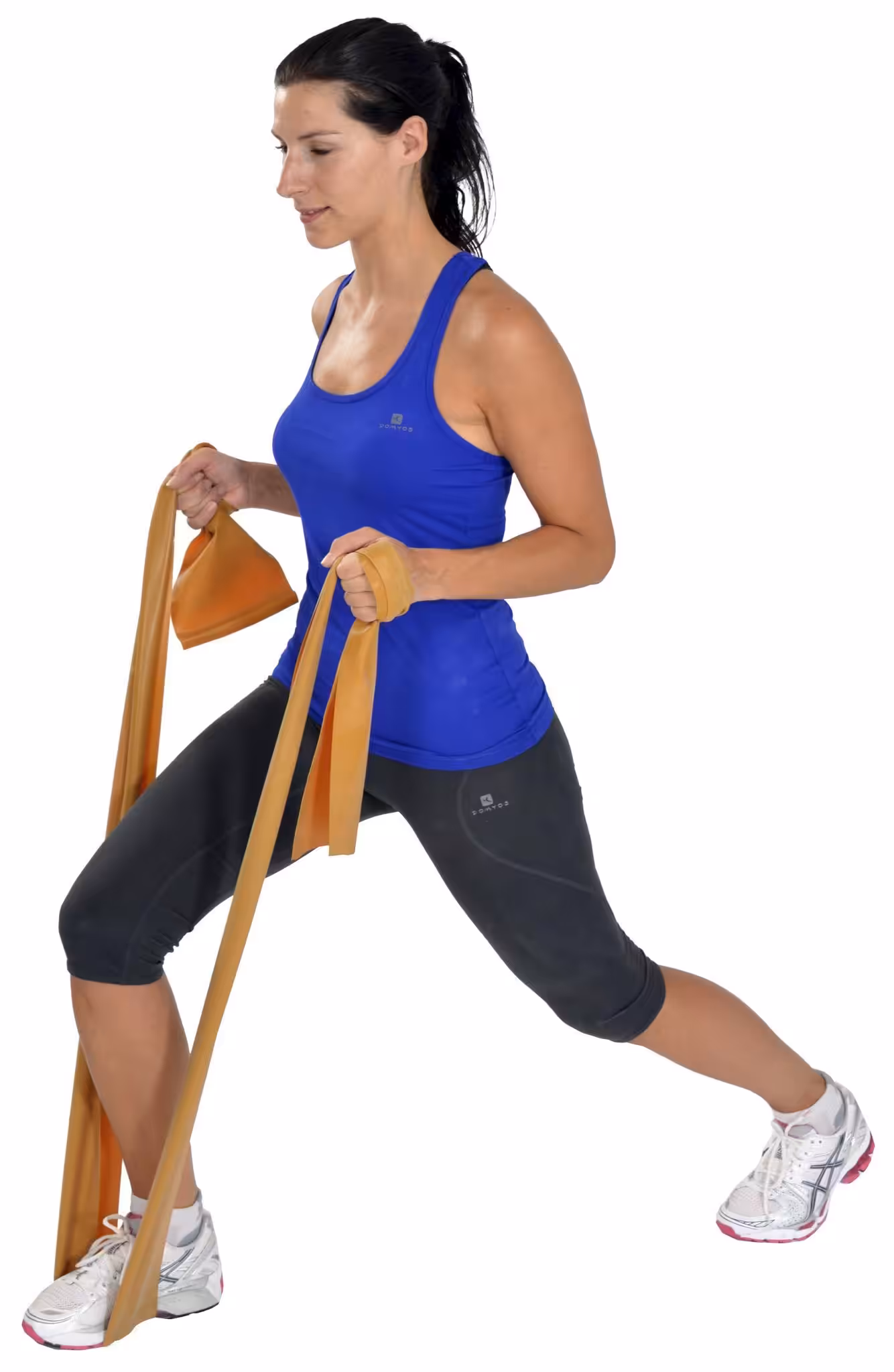MVS Pilates & Yoga Egzersiz Bandı , Theraband Altın (Süper Güçlü) 22.5 Mt