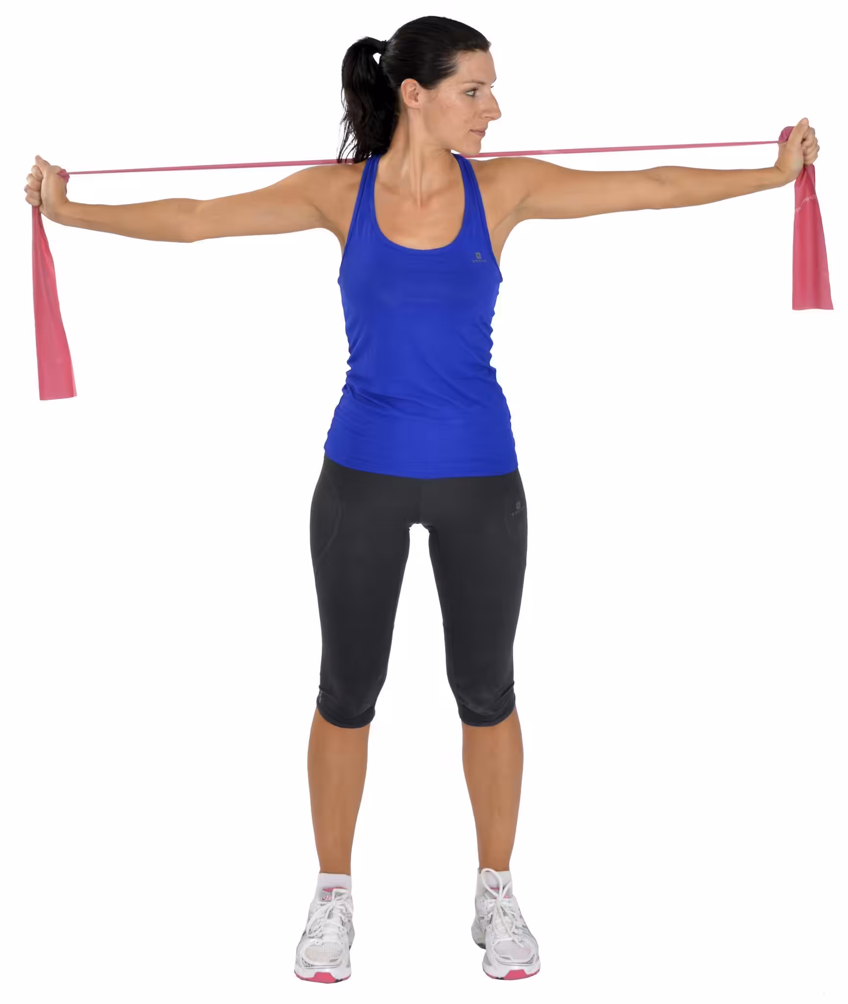 MVS Pilates & Yoga Egzersiz Bandı , Theraband Kırmızı Renk(hafif) 45.5 Mt