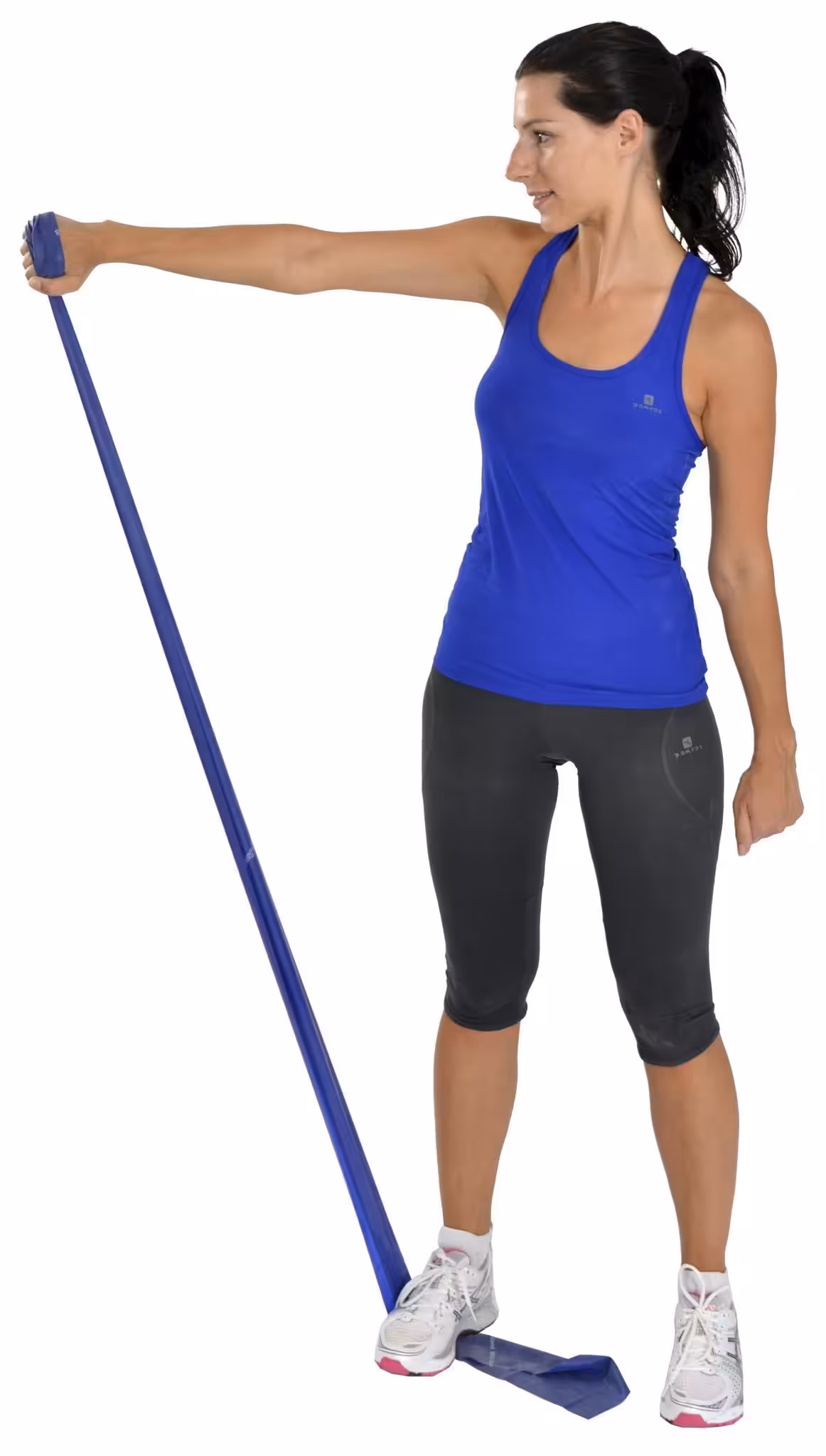 MVS Pilates & Yoga Egzersiz Bandı , Theraband Mavi Renk(güçlü) 45.5 Mt