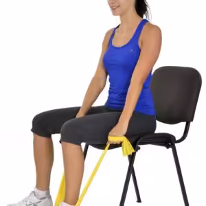 MVS Pilates & Yoga Egzersiz Bandı , Theraband Sarı Renk(en Hafif) 1.5 Mt