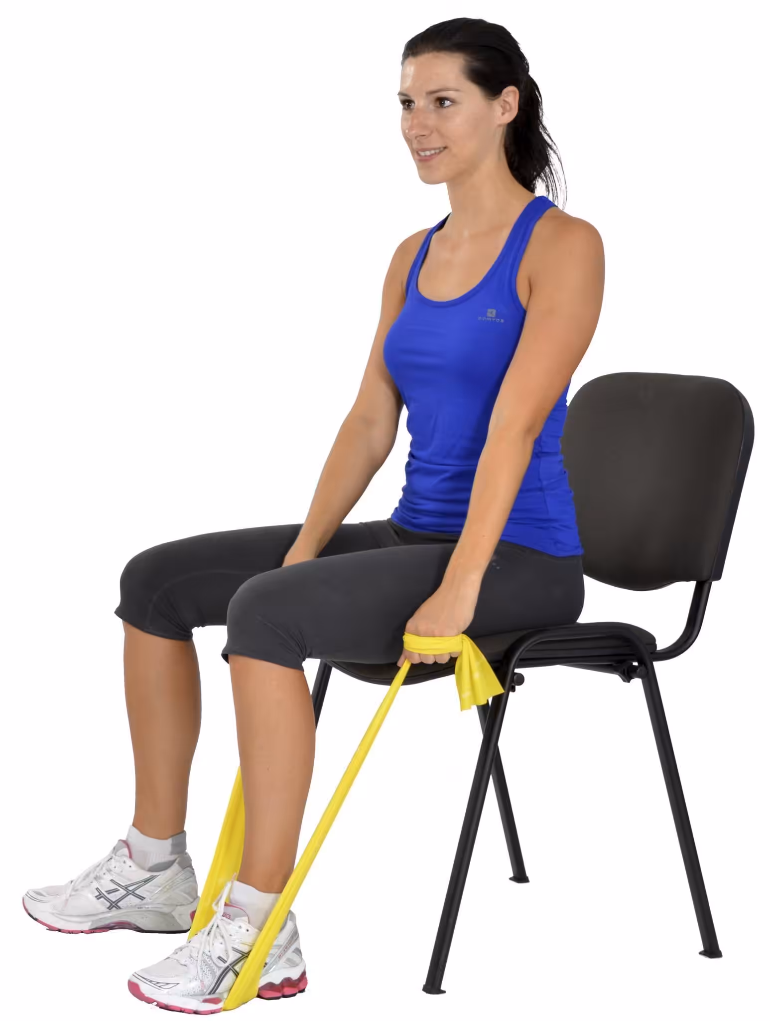 MVS Pilates & Yoga Egzersiz Bandı , Theraband Sarı Renk(en Hafif) 45.5 Mt