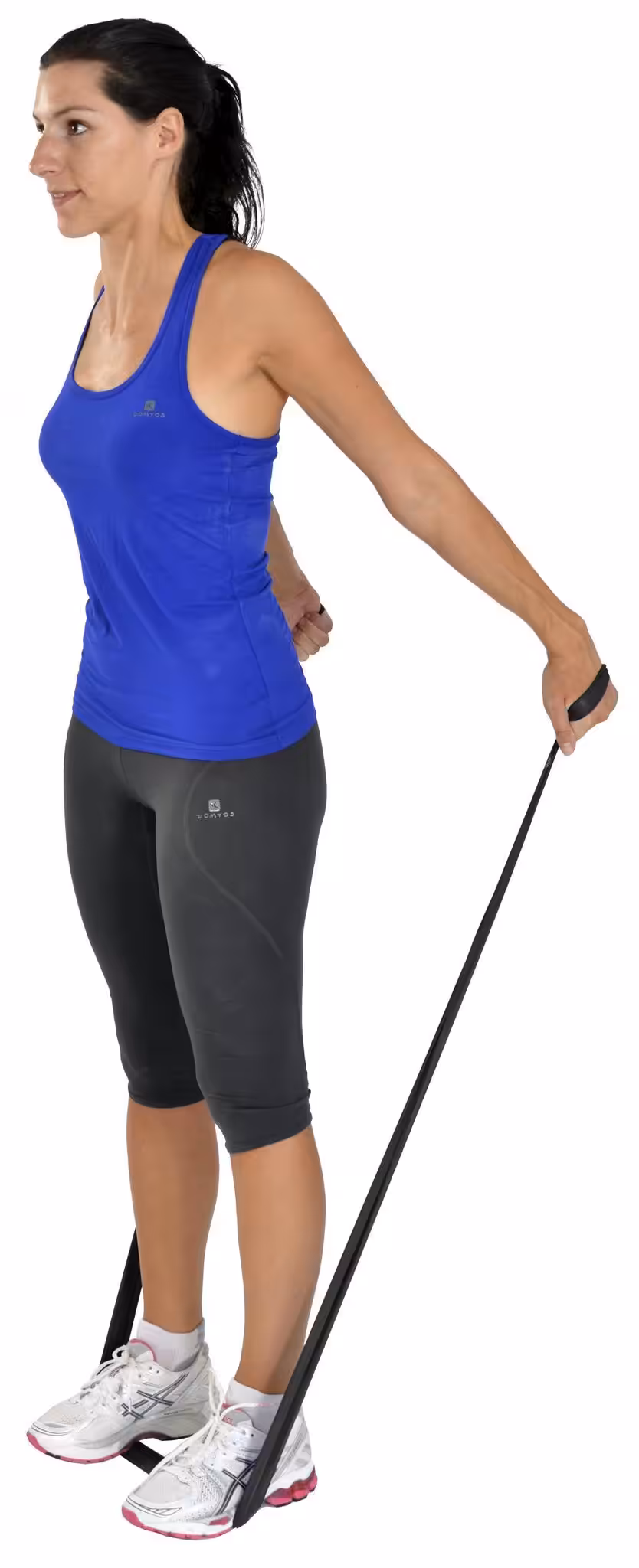 MVS Pilates & Yoga Egzersiz Bandı , Theraband Siyah Renk(en Güçlü) 45.5 Mt