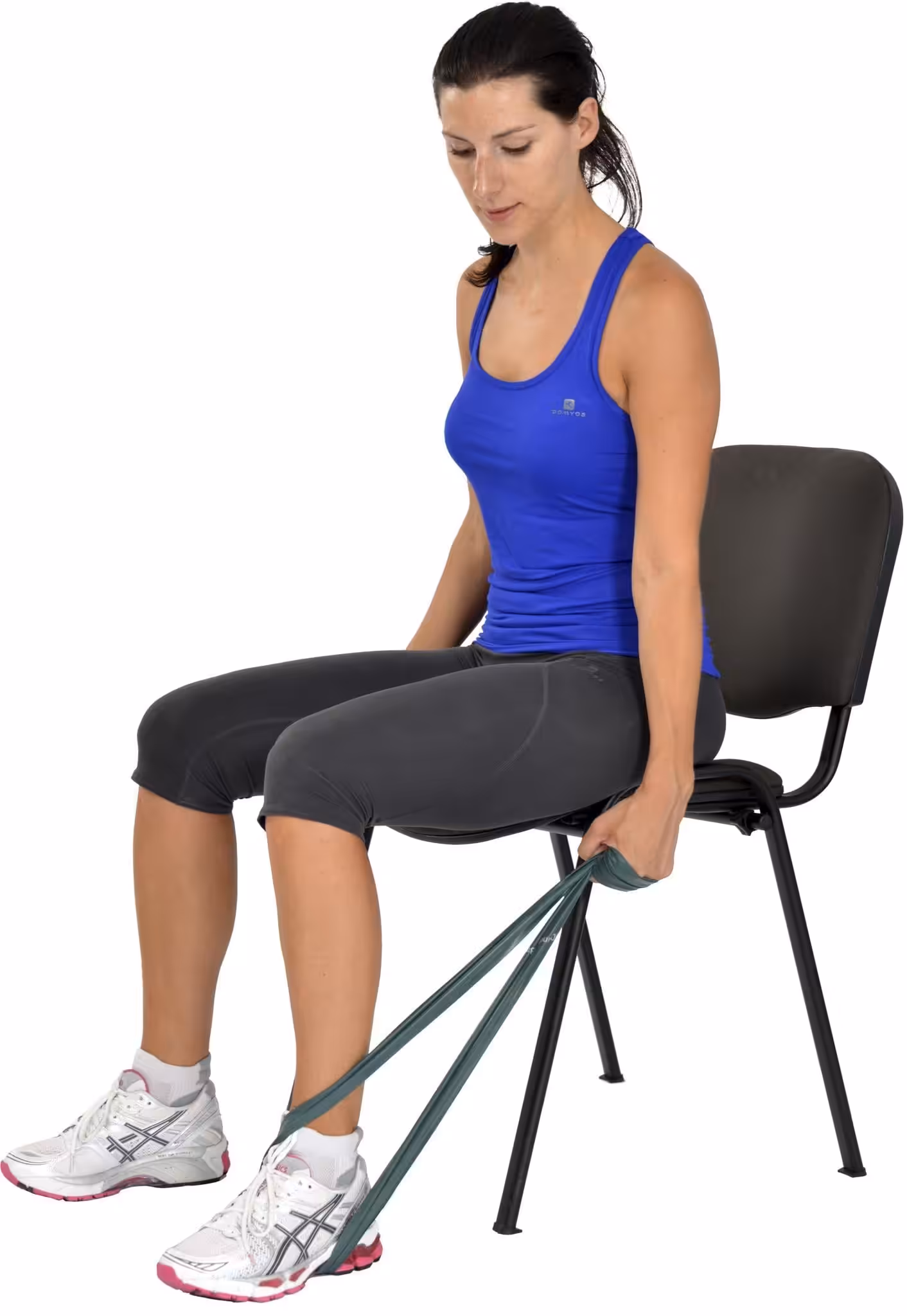 MVS Pilates & Yoga Egzersiz Bandı , Theraband Yeşil Renk(orta) 1 Mt
