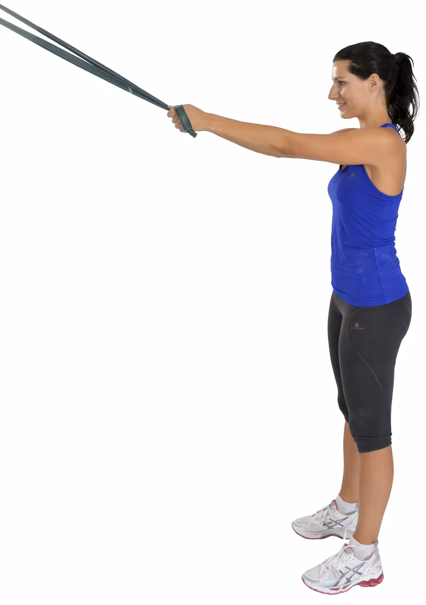 MVS Pilates & Yoga Egzersiz Bandı , Theraband Yeşil Renk(orta) 1.5 Mt
