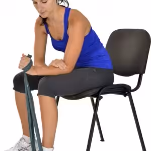 MVS Pilates & Yoga Egzersiz Bandı , Theraband Yeşil Renk(orta) 45.5 Mt