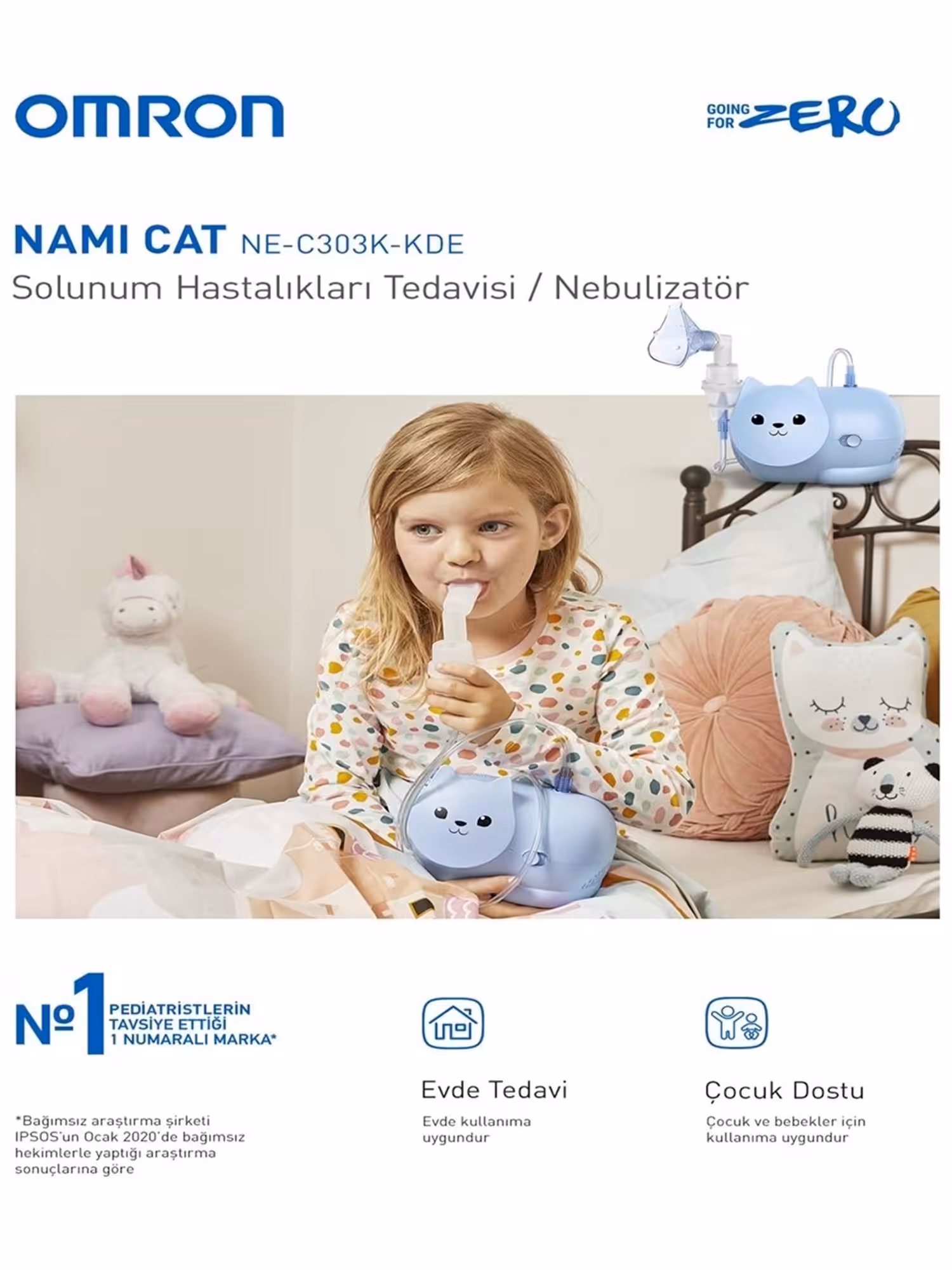 Omron Nami Cat Compressor Nebülizatör