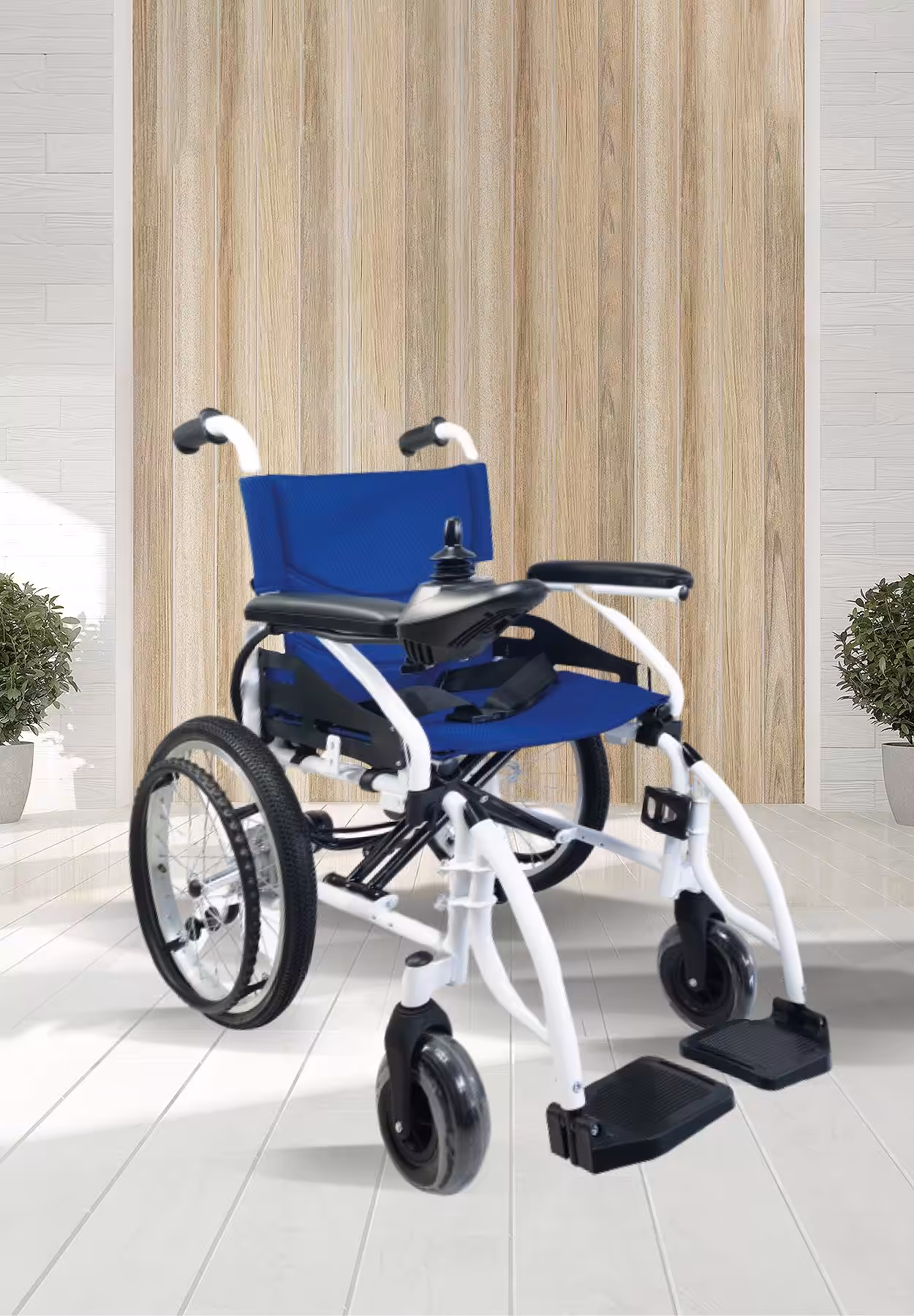 Poylin Çocuk Akülü Sandalye P200C Katlanabilir Çocuk Akülü Tekerlekli Sandalye