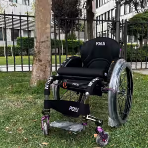 Poylin P153 Aktif Tekerlekli Sandalye (Titanyum)