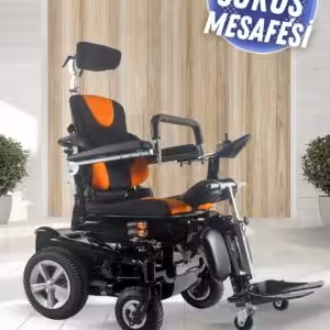 Poylin P301 Ultra Lüks Ayağa Kaldıran Akülü Tekerlekli Sandalye