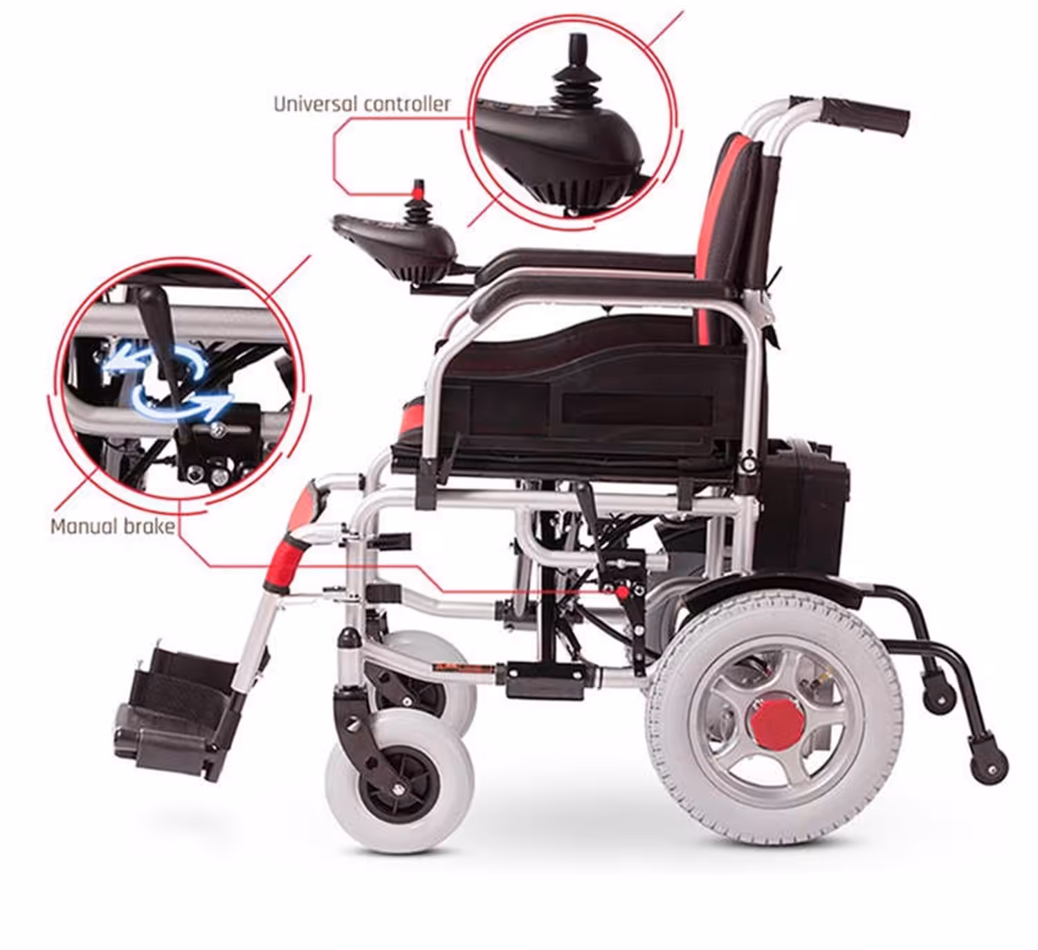 Pulsemed jl1008 akülü tekerlekli sandayle