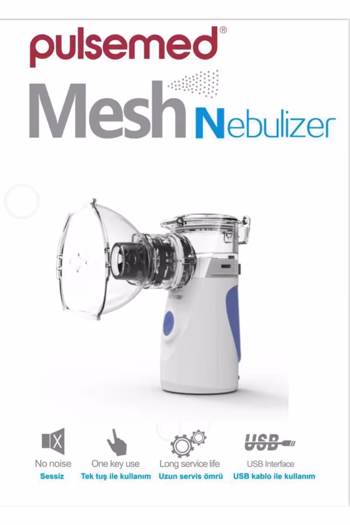 Pulsemed Taşınabilir Mesh Nebülizatör YM3R