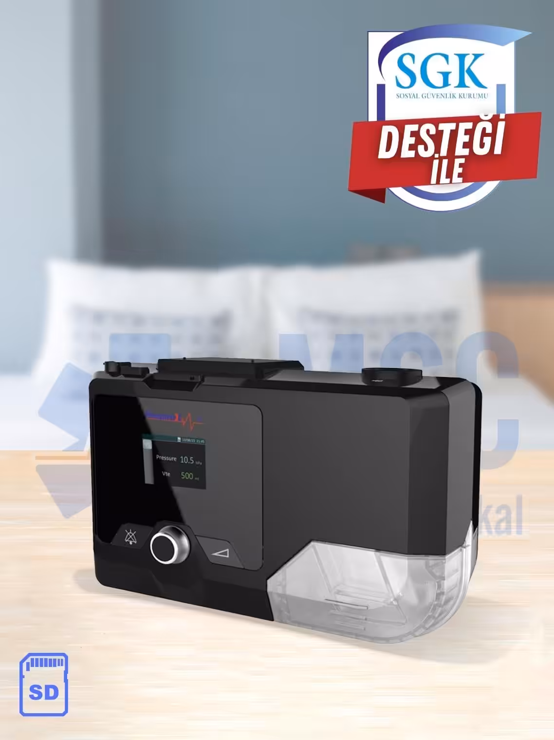 Respirox G2S BPAP Cihazı + Maske + Nemlendirici