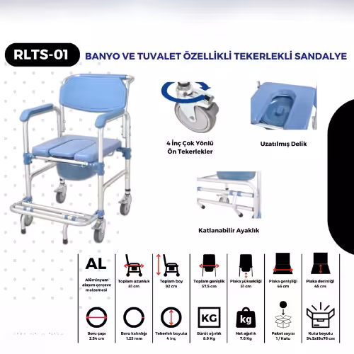 Respirox Rlts 01 Banyo Özellikli İthal Seyyar Tuvalet