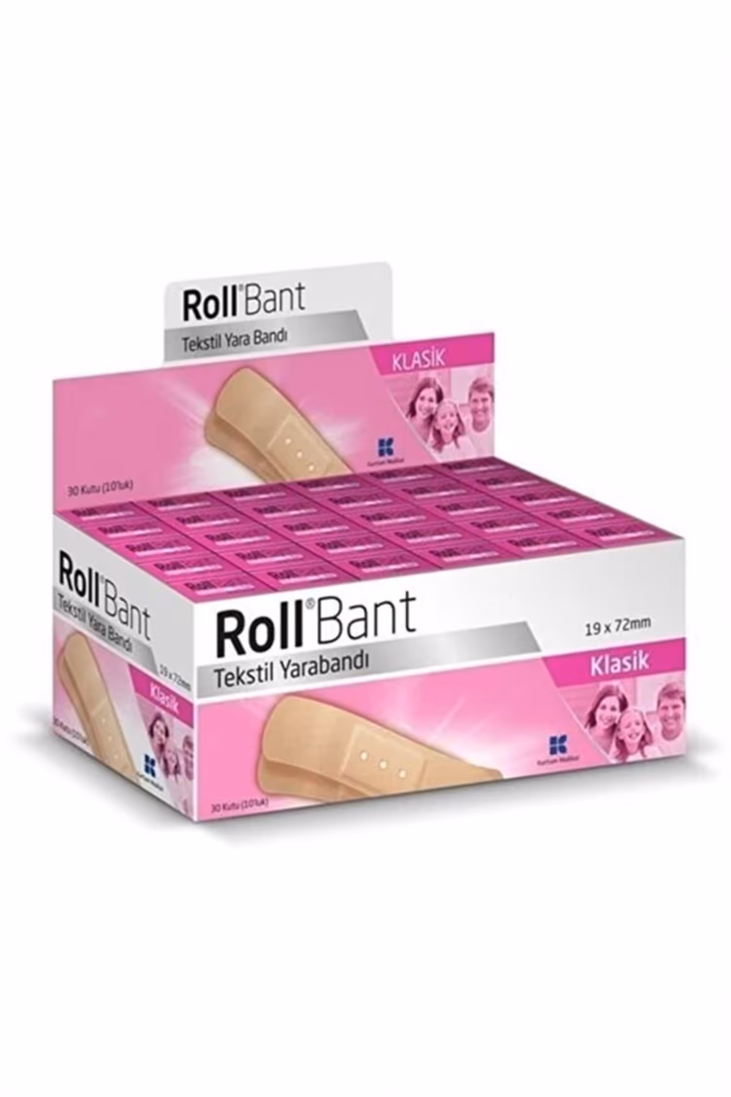 RollBant Tekstil Yara Bandı 30 Kutu 10'Luk