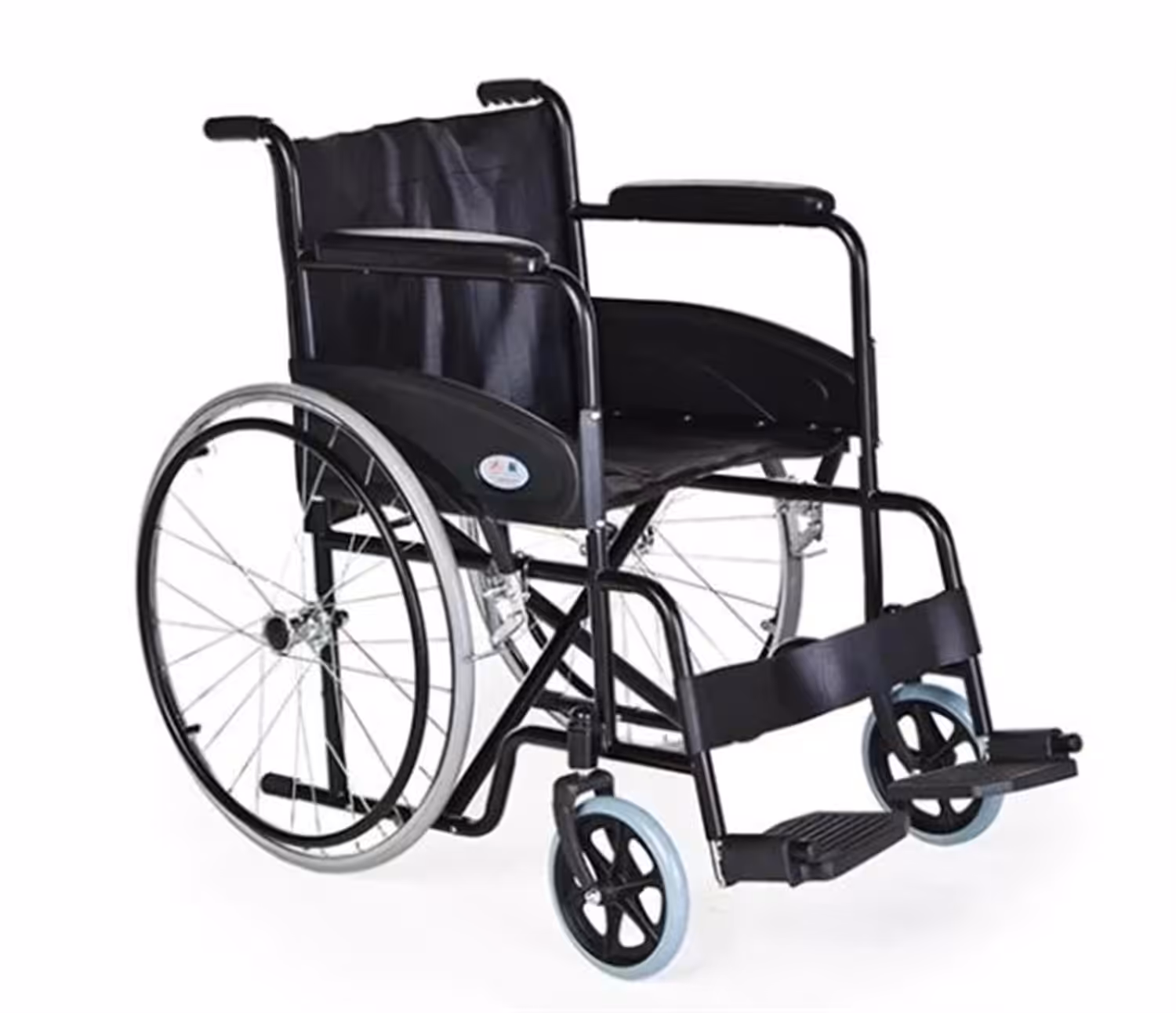SDM 809E Ekose Desenli Manuel Tekerlekli Sandalye