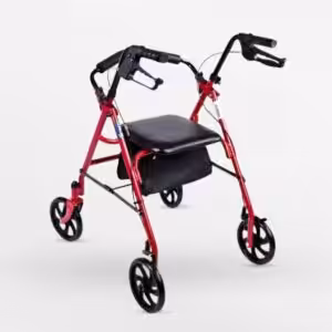 SDM 9144L Rollator Yürüteç Tekerlekli Katlanır Mavi 5 inç
