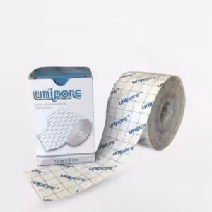 Unipore 5 cm x 10 m (10 KUTU)Elastik Sabitleme Bandı Flaster